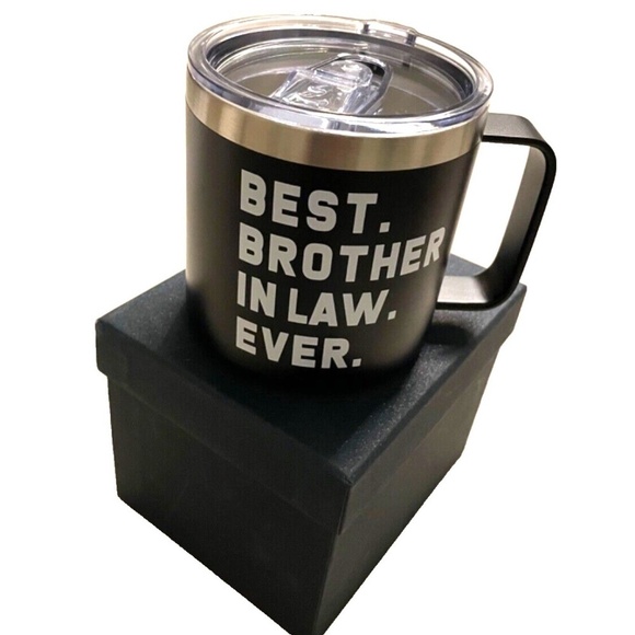 Best. Brother in Law. Ever. Travel Insulated 14 oz. Coffee Mug - Picture 1 of 5